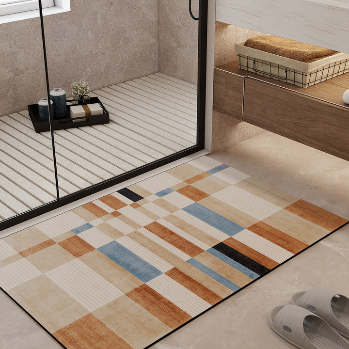 Geometric Pattern Bath Mat Kalsten