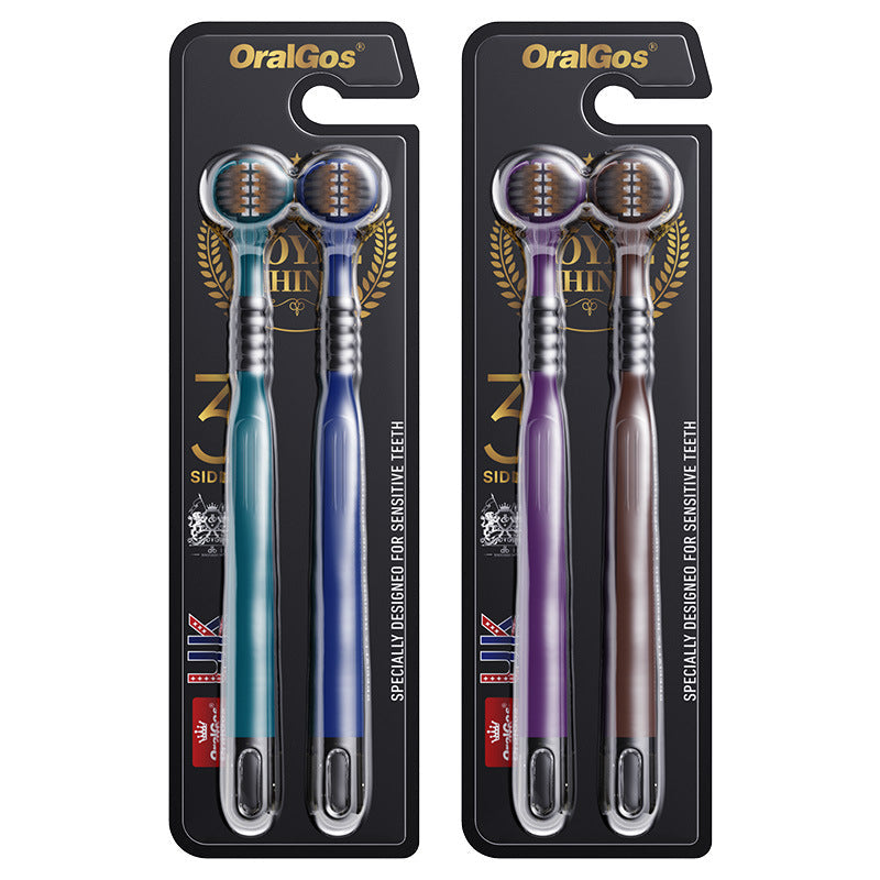 Triple-Sided Deep Cleaning Toothbrush Set Kalsten