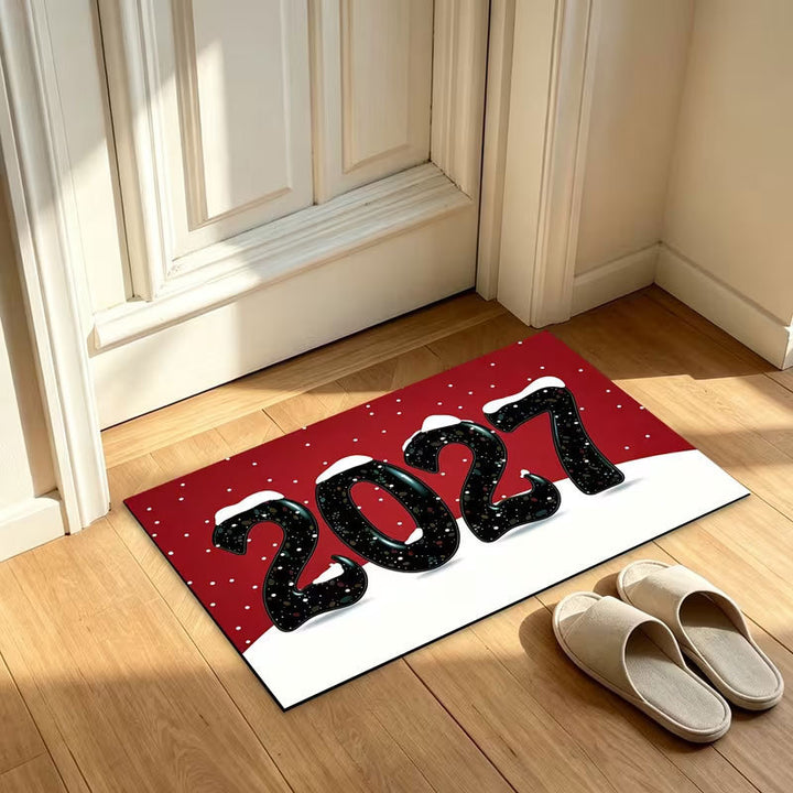 New Year Celebration Welcome Mat Kalsten