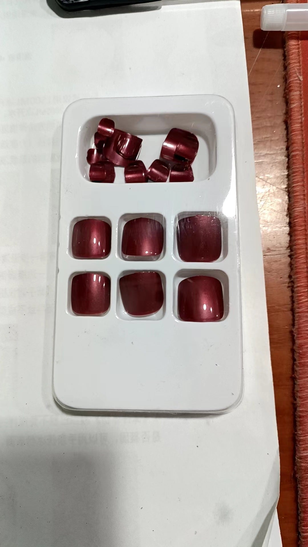 Premium Glossy Press-On Nail Set with Decorative Accents Kalsten