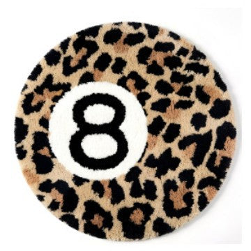Gaming-Themed Round Plush Area Mat