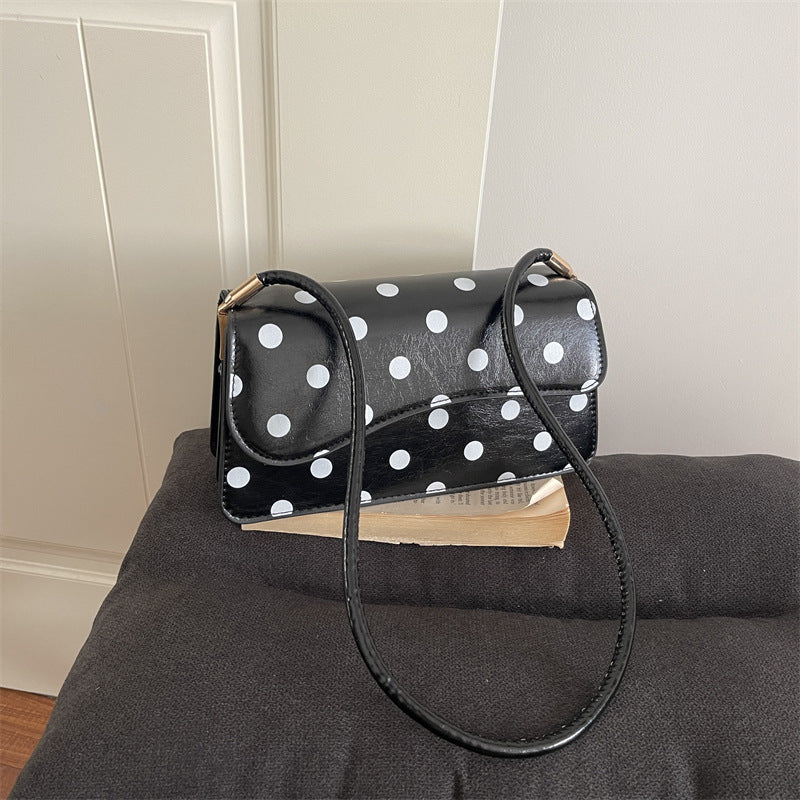 Chic Polka Dot Shoulder Bag
