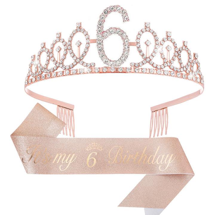 Ladies Crystal Princess Crown with 30 & Fabulous lettering Kalsten