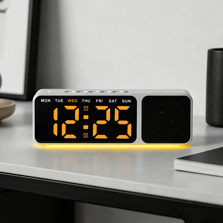 Digital LED alarm clock with multicolor lighting Kalsten