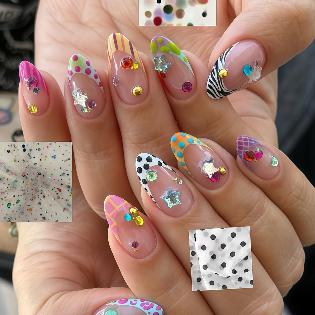 Artistic Themed Press-On Nail Set Kalsten
