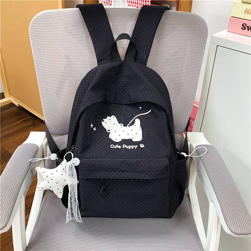 Cute Puppy-Themed School Backpack Kalsten
