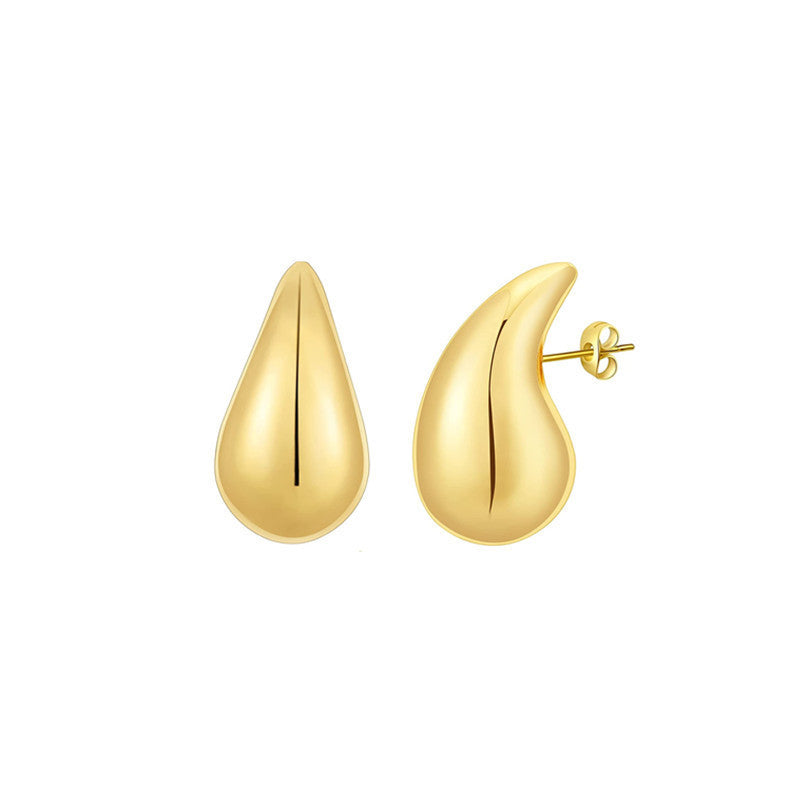 Elegant Curved Stud Earrings Kalsten