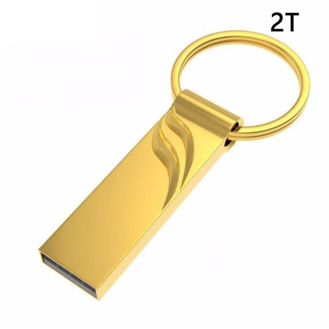 Sleek StainlesSteel Keychain USB Drive Kalsten
