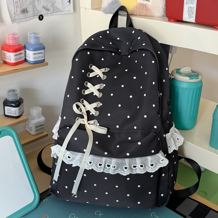 Stylish Lace-Up Backpack Kalsten