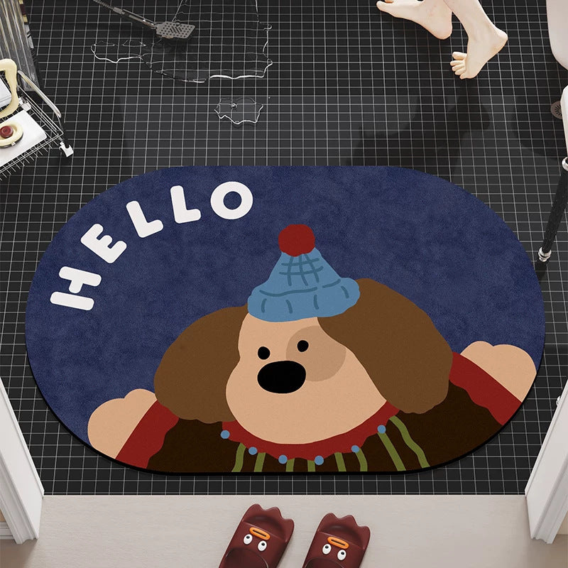 Cartoon Character Area Rug Kalsten
