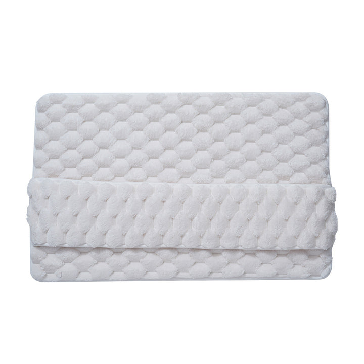 Plush Textured Bath Mat