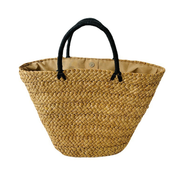 Handmade straw market bag Kalsten