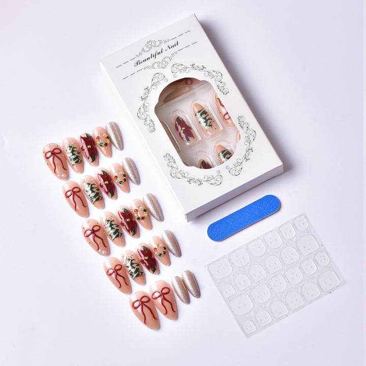 Festive Holiday Nail Art Set