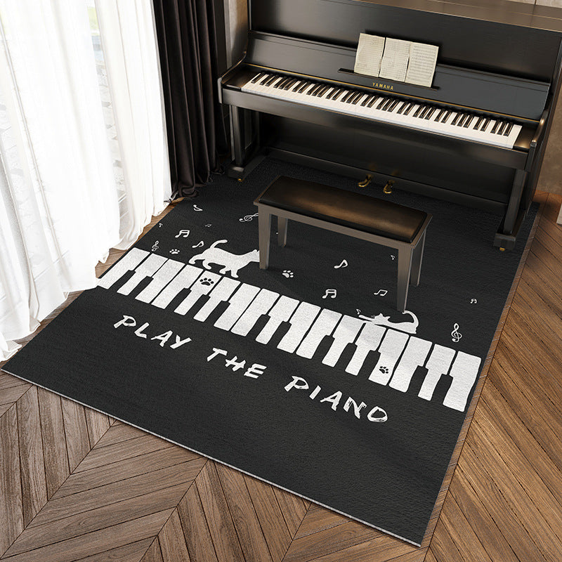 Music-Themed Area Rug