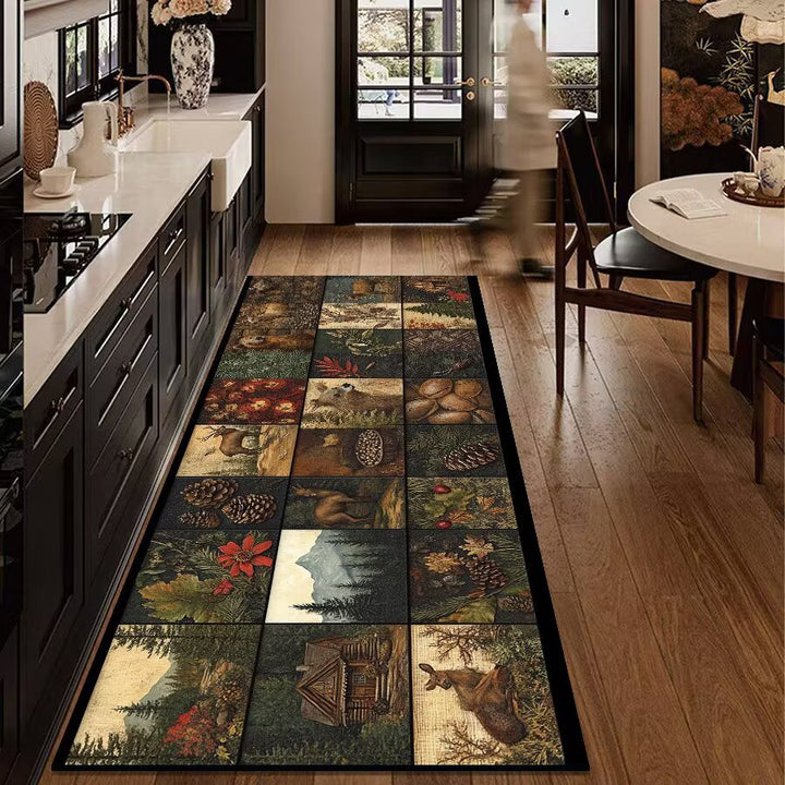 Rustic Outdoor Adventure Area Mat Kalsten