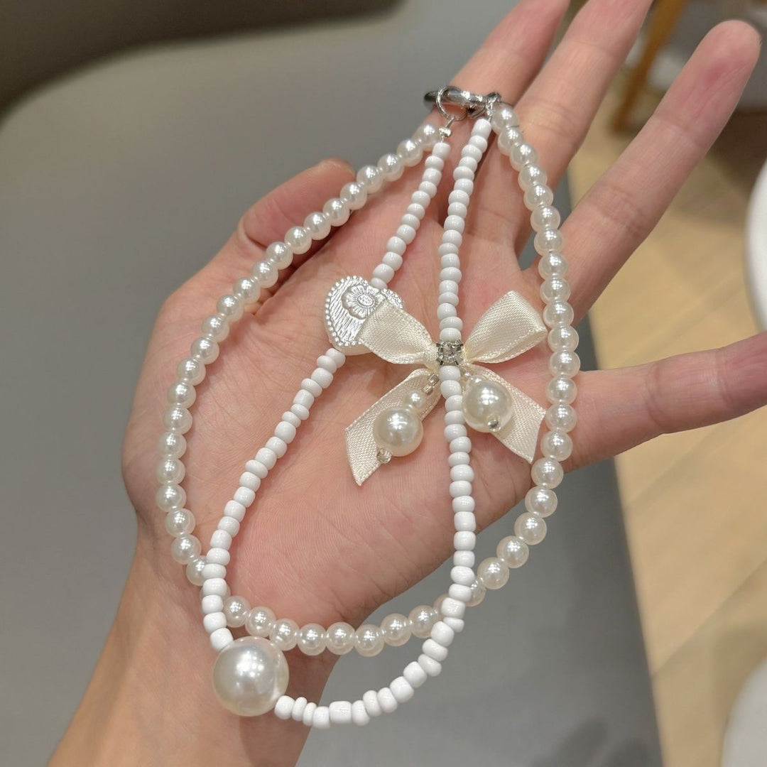 Elegant Beaded Charm Keychain Kalsten 1790135999