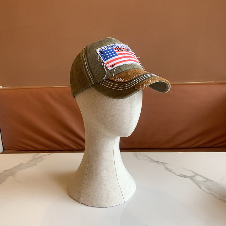 Women's Vintage-Inspired Distressed Baseball Cap Kalsten