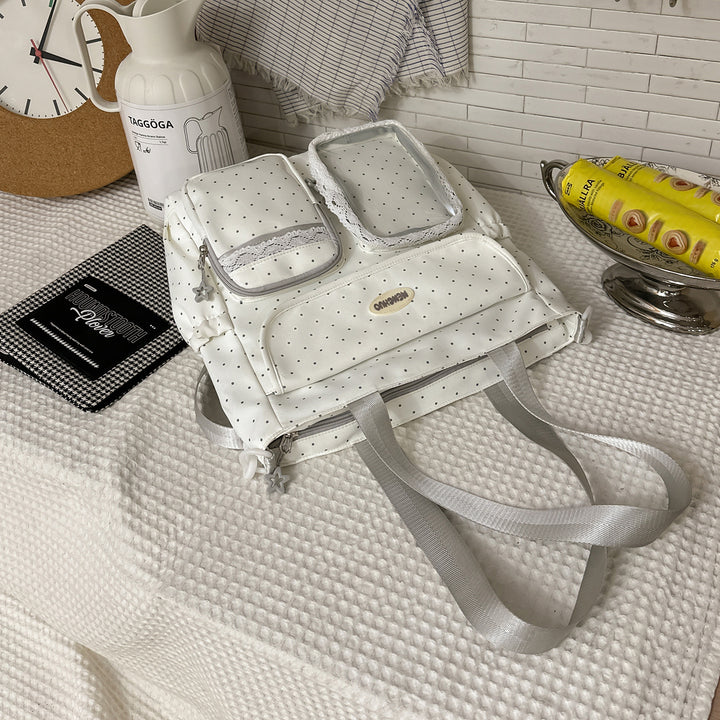 Stylish Multi-Pocket Patterned Backpack Kalsten