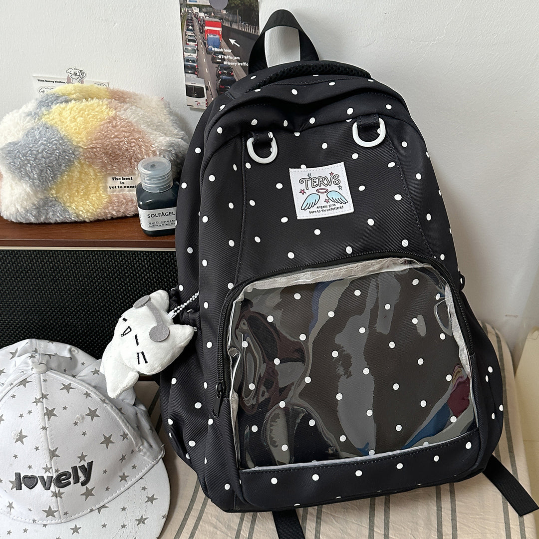 Cute Polka Dot Backpack Kalsten 1791205345