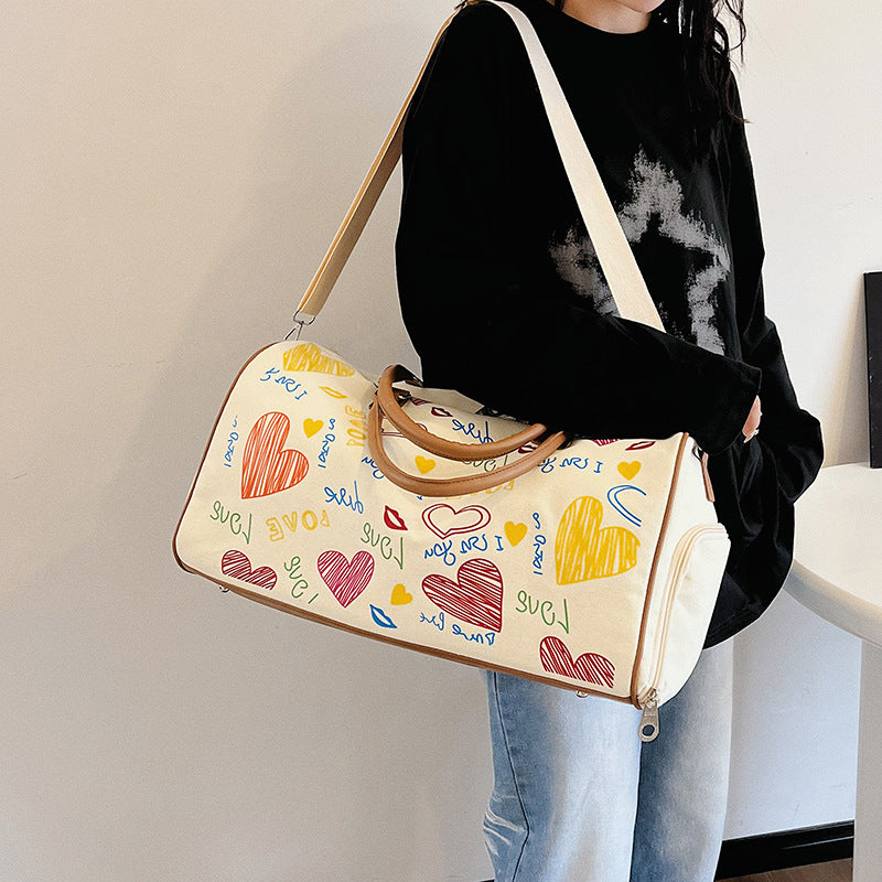 Playful Graphic Weekender Bag