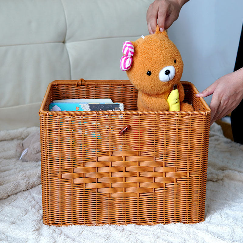 Women's Practical Storage Basket Made of Woven Material Kalsten