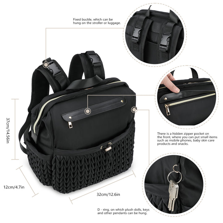 More elegant and spacious wrap backpack Kalsten