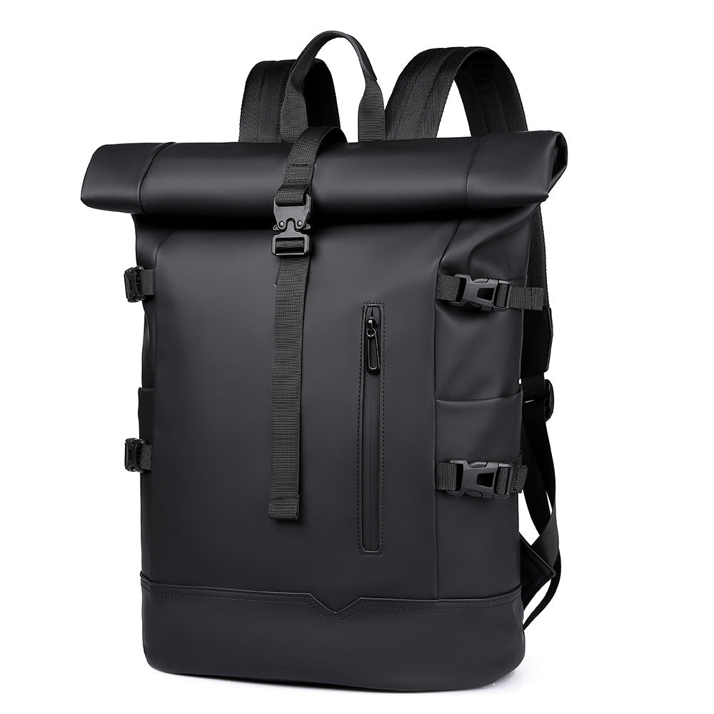 Stylish rolltop backpack with versatile organization compartments Kalsten