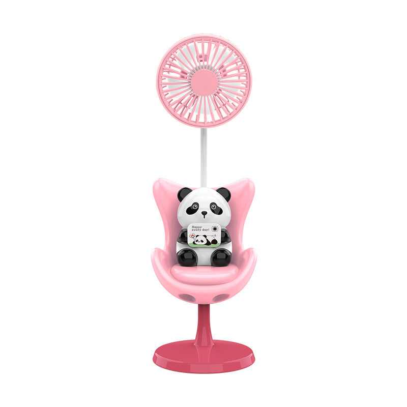 Unisex Creative Table Fan with Bear Figure Kalsten