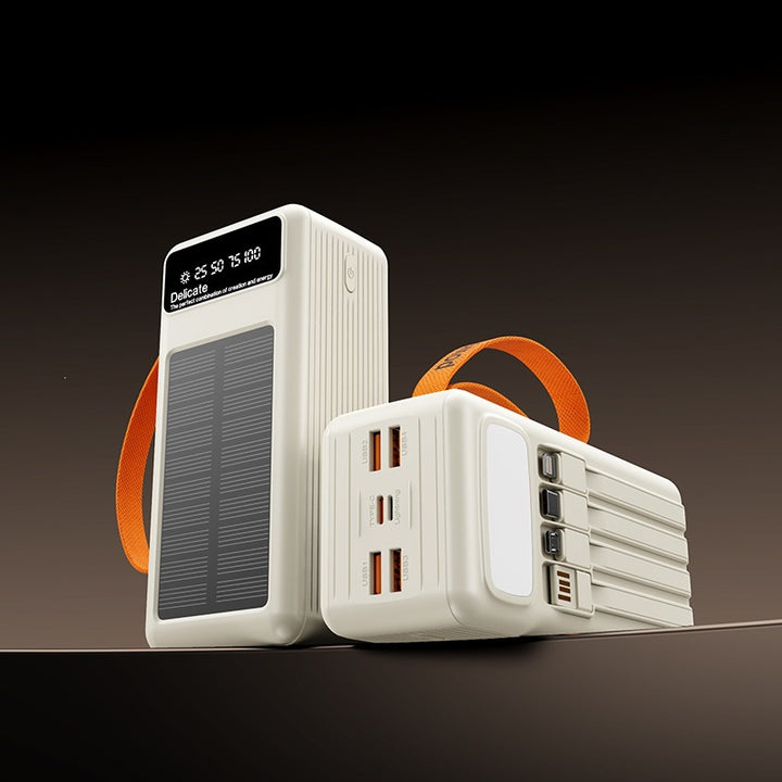 Multifunctional Solar Power Bank with Digital Charging Display Kalsten