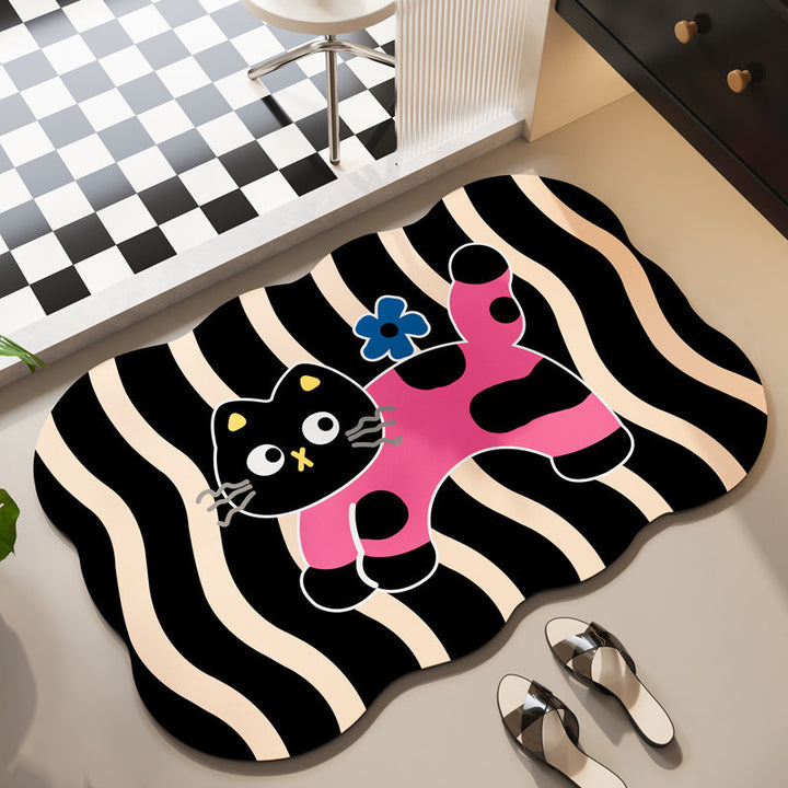 Decorative Bath Mat Kalsten