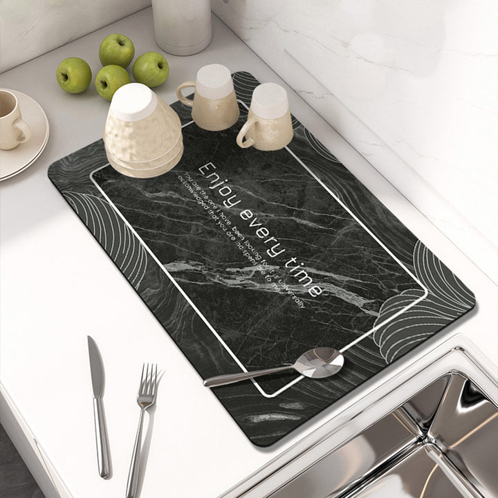 Marble-Inspired Table Mat Kalsten