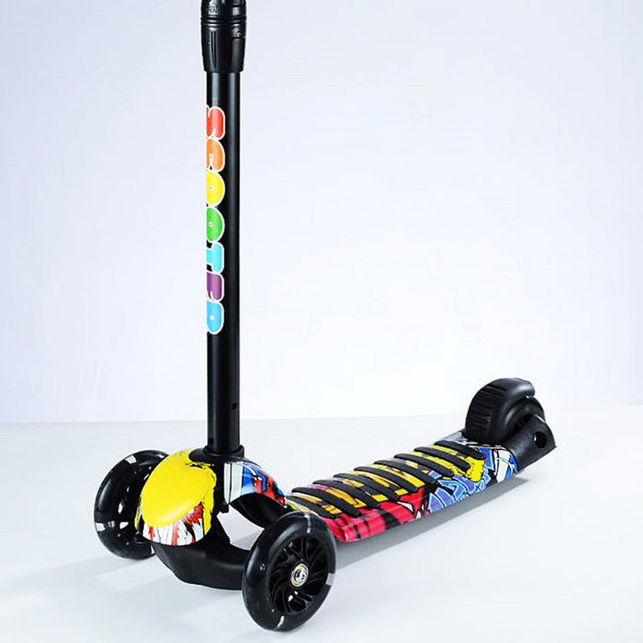 Stylized Three-Wheel Kickboard Scooter Kalsten