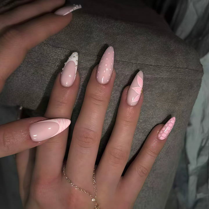 Floral Accent Nail Art Extensions Kalsten