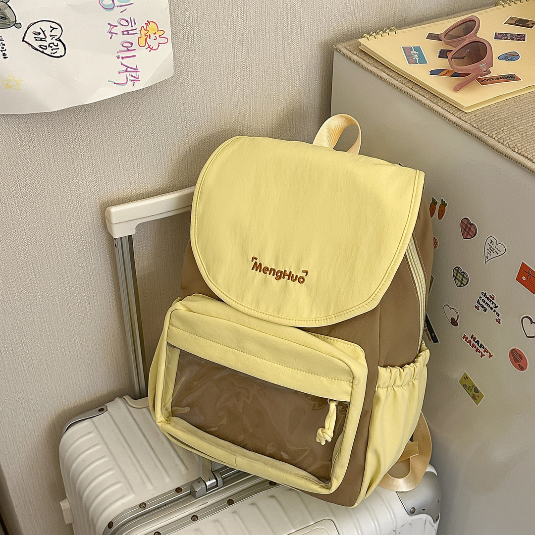 Stylish Transparent Utility Backpack Kalsten