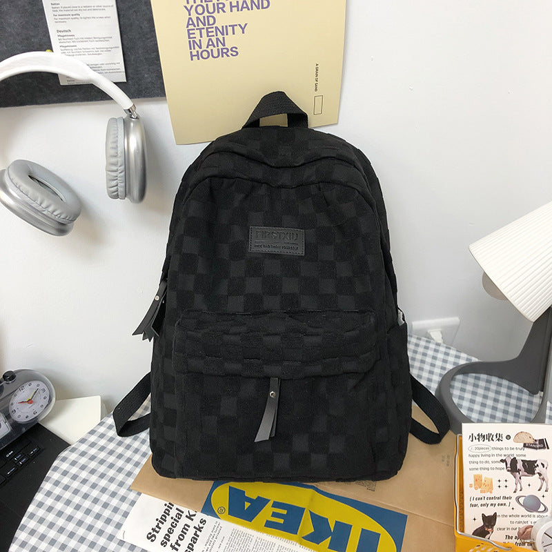 Classic Checked Patterned Backpack Kalsten