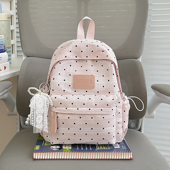 Compact Polka Dot Backpack Kalsten
