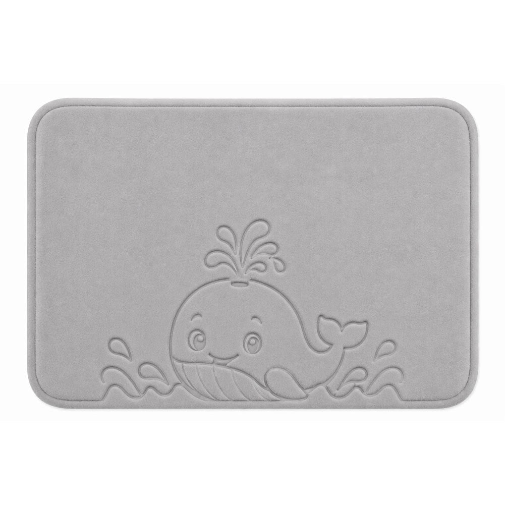 Cute Whale-Themed Bath Mat