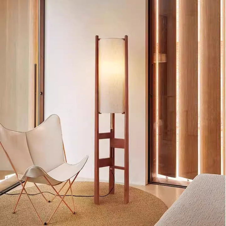 Minimalist Wooden Floor Lamp