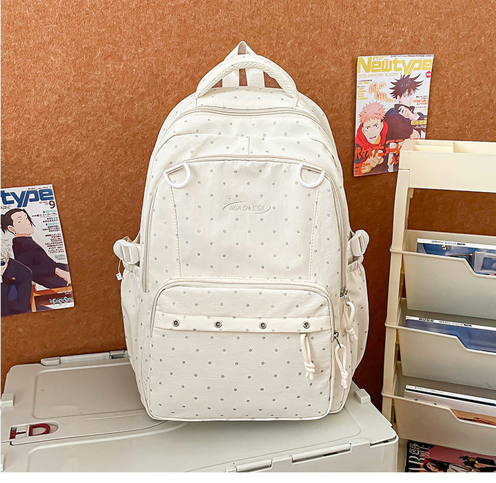 Stylish Multi-Pocket Backpack with Cute Accessories Kalsten