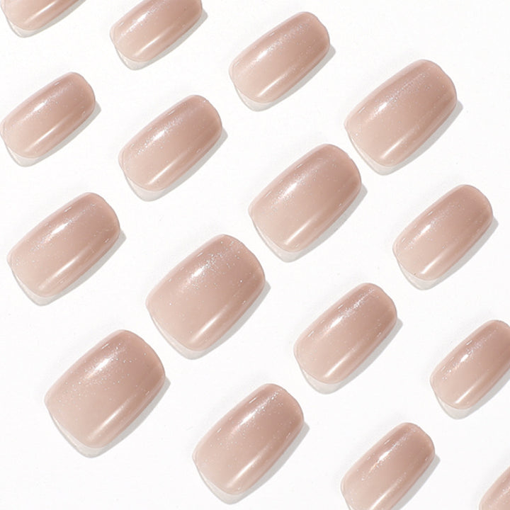 Glossy Square Nail Extensions Kalsten