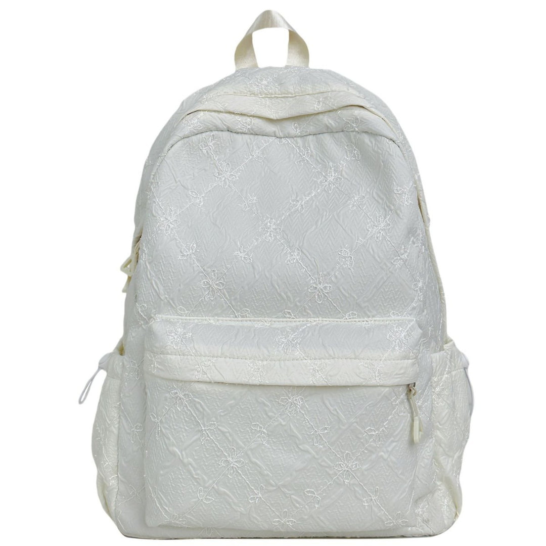 Backpack with Stylish Embossed Design and Multiple Compartments Kalsten