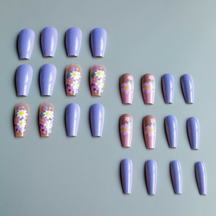 Floral Acrylic Nail Art Kit