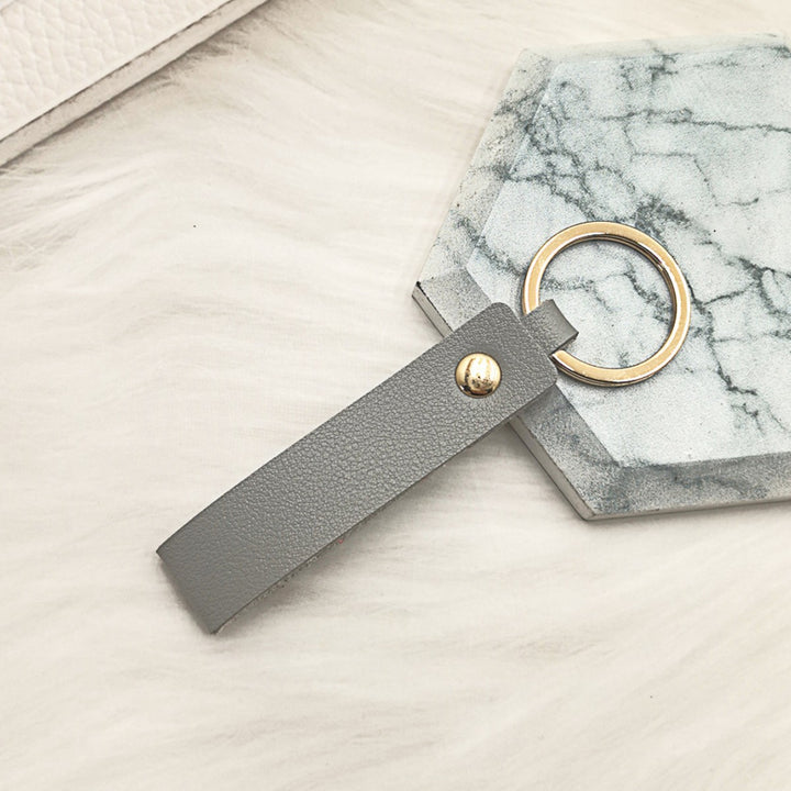 Unisex keychain with elegant artificial leather design Kalsten