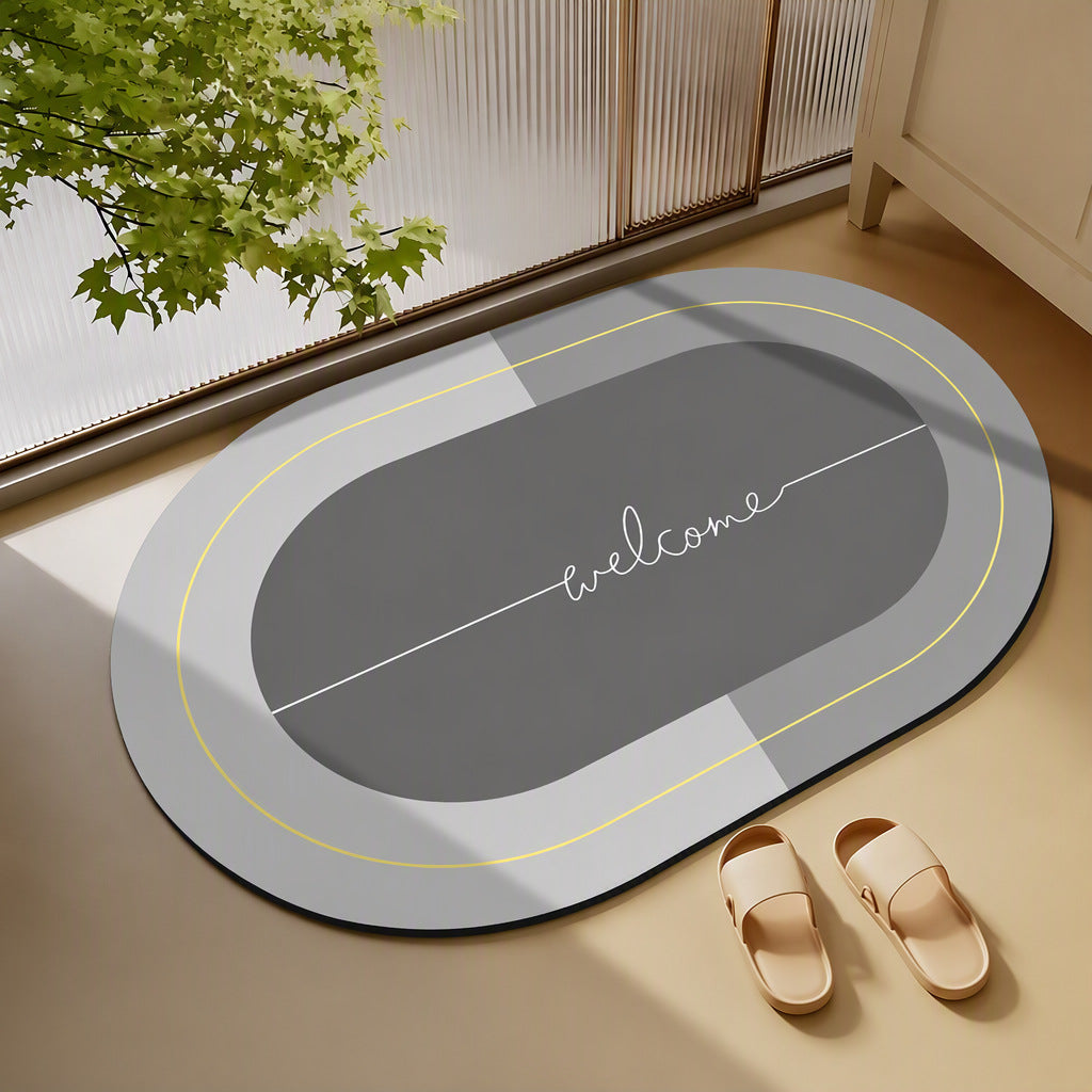 Oval Welcome Door Mat Kalsten