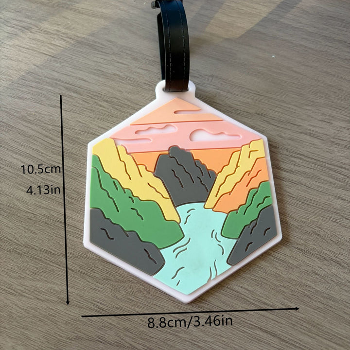 Adventure-Themed Luggage Tag Kalsten