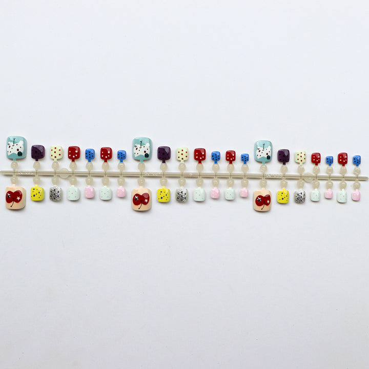 Creative Cartoon-Inspired Press-On Nail Collection