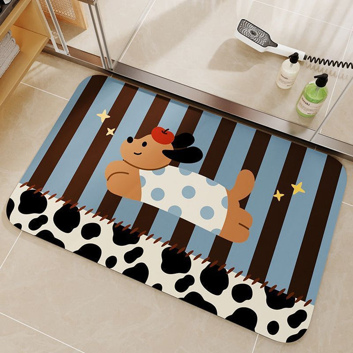 Cute Cartoon Bear Bath Mat