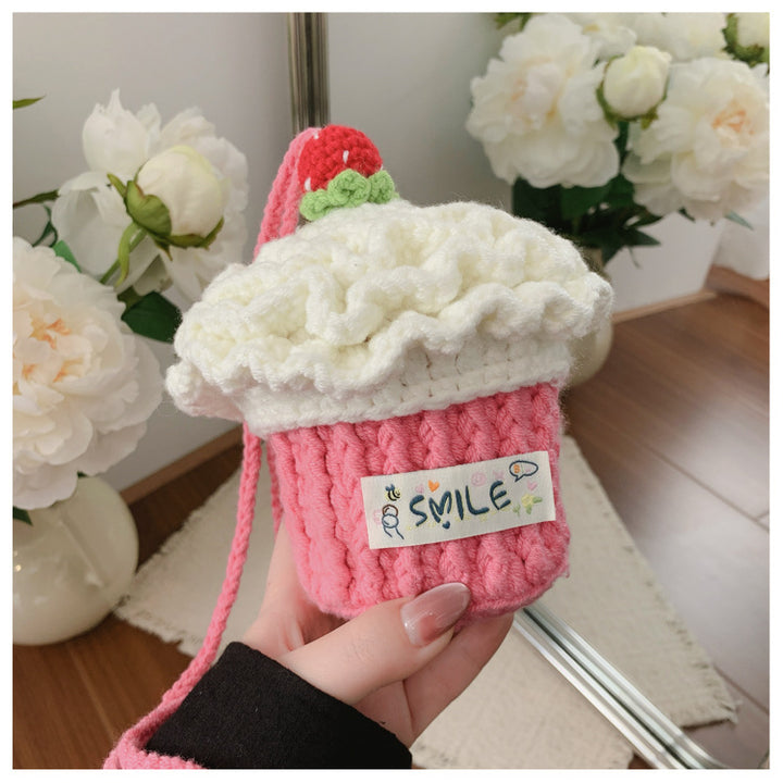Cute Crochet Cupcake Plush Toy