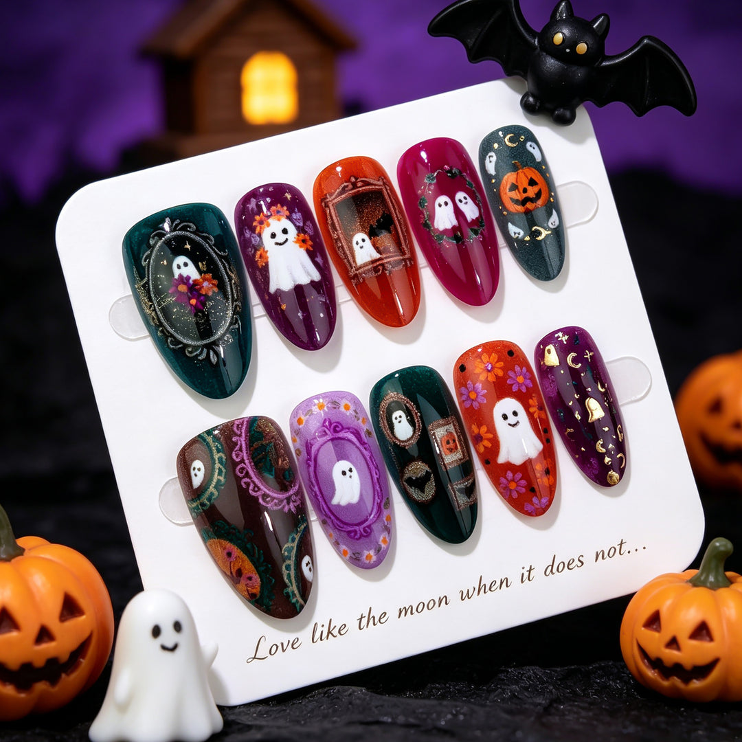 Halloween-Themed Decorative Press-On Nail Set Kalsten