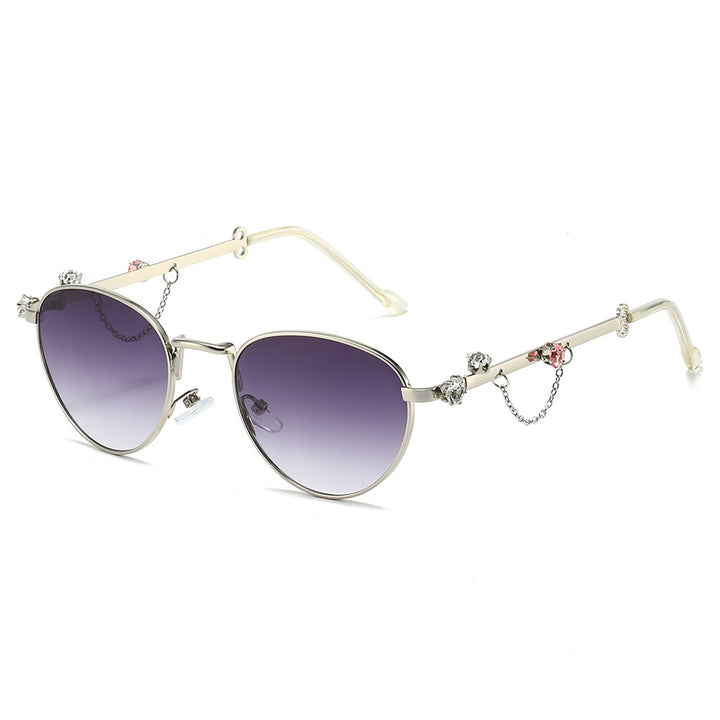 Decorative Rhinestone Cat-Eye Sunglasses Kalsten